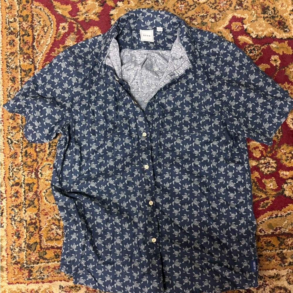 ROWM  size L Men's Casual Button Down Shirt